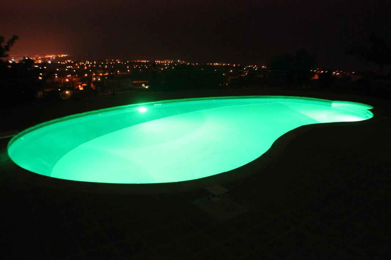 LED Lights fitted by The Pool People, Paphos Cyprus