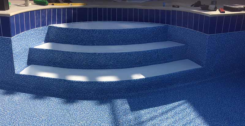 Canadian Oceanstone Pool Liner installed and guaranteed by The Pool People, Cyprus