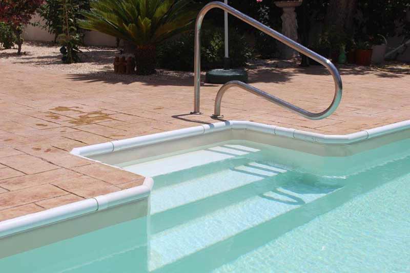 Elbtal Beige Pool Liner installed and guaranteed by The Pool People, Cyprus