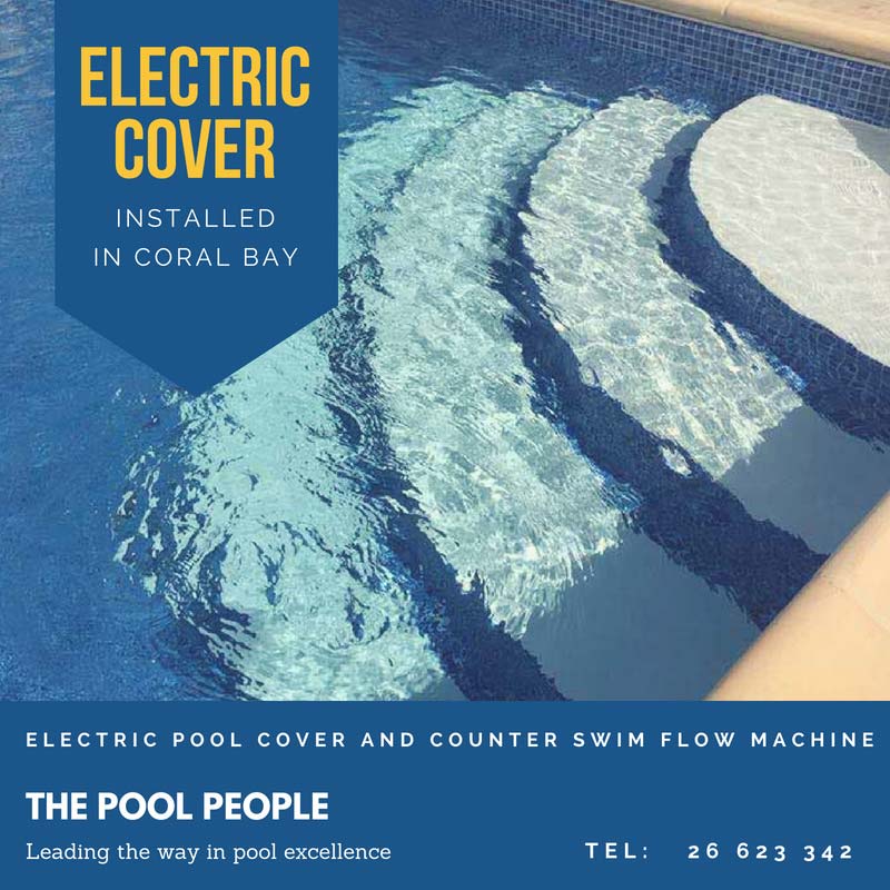 Electric Pool Cover in Coral Bay, Cyprus | The Pool People