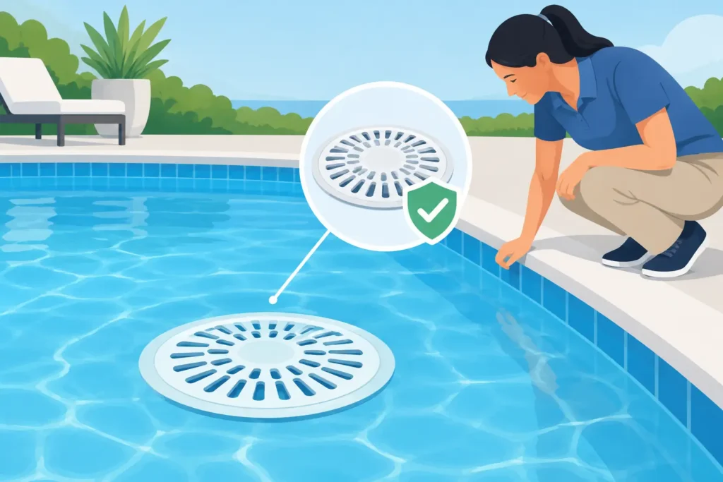 Are Pool Drain Covers Safe? What Owners Must Check