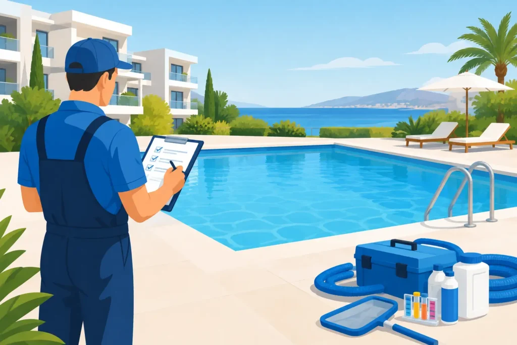Communal Pool Maintenance Checklist for Cyprus