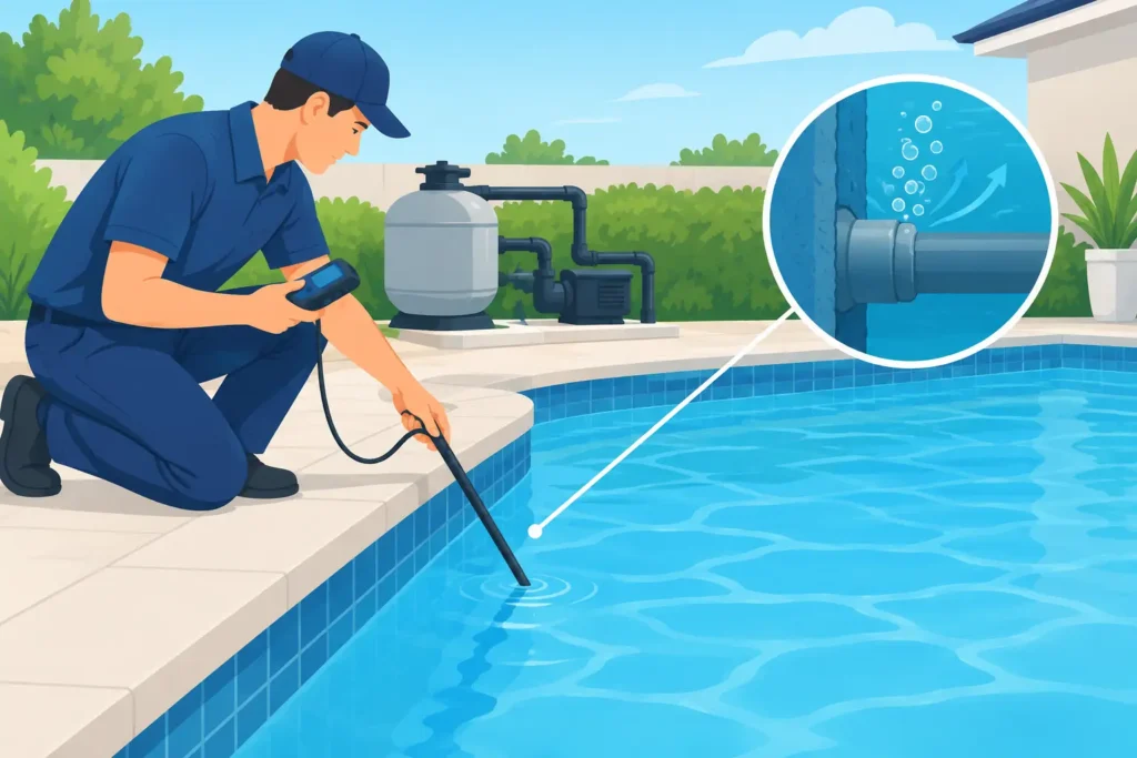 How to Diagnose Swimming Pool Air Leaks Safely